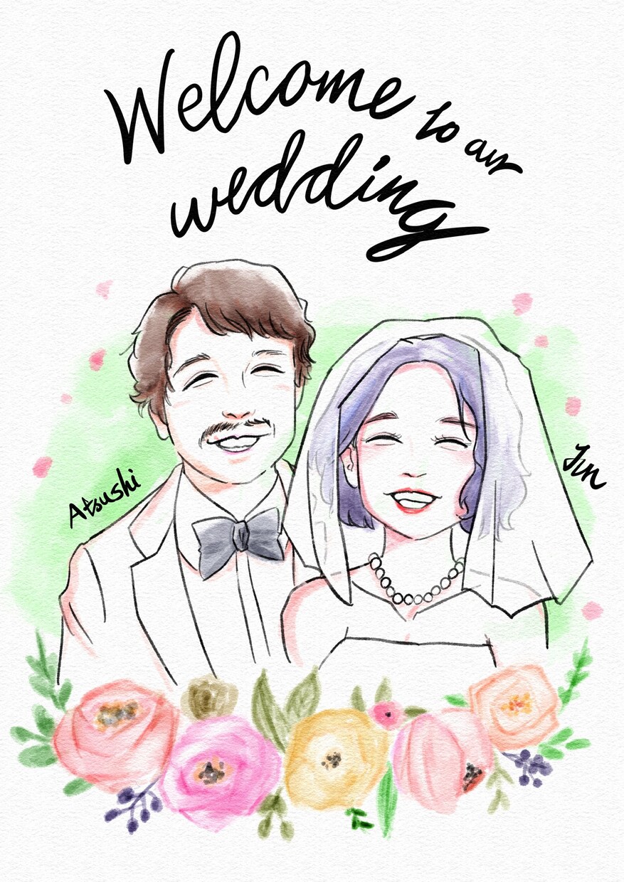 SNS向け！優しい水彩調の似顔絵描きますます お友達やお子様への贈り物にオススメ！ イメージ5