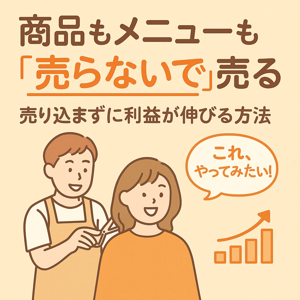 オススメ不要で商品が売れる仕組みが身につきます 勧めずに「欲しい」と言われる技術 イメージ1