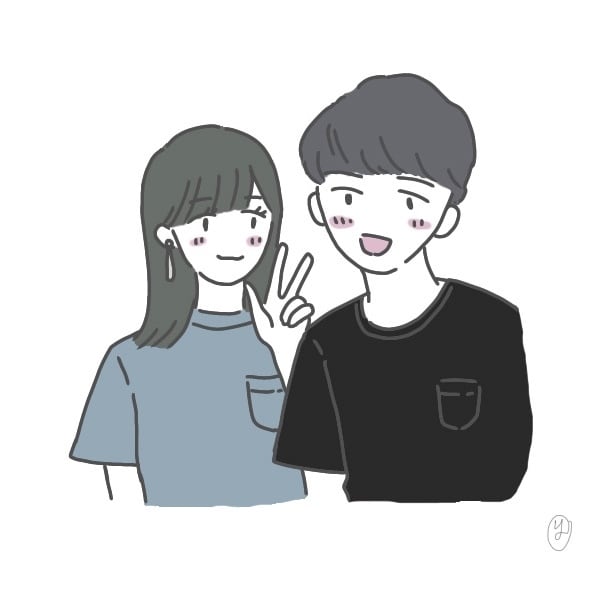 あなたの似顔絵を描きます シンプルでかわいいイラストを描きます イメージ1
