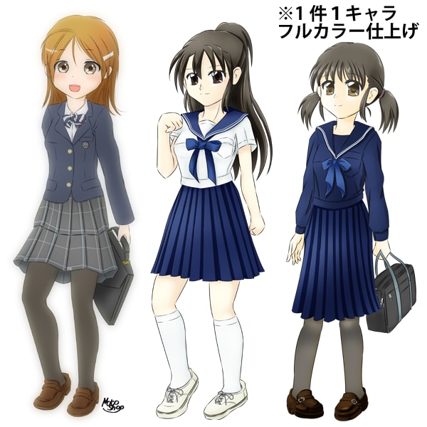 写真・画像から似顔絵アニメ調のイラストお描きします 開業医のイメージキャラや現役アイドルのキャラ化をしています！ イメージ3