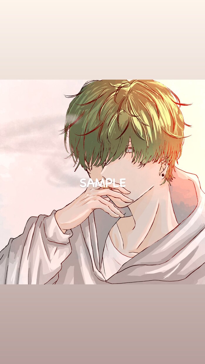 オリジナルのSNSアイコンイラストを制作します かっこいい、可愛い雰囲気のSNSアイコン描きます イメージ1