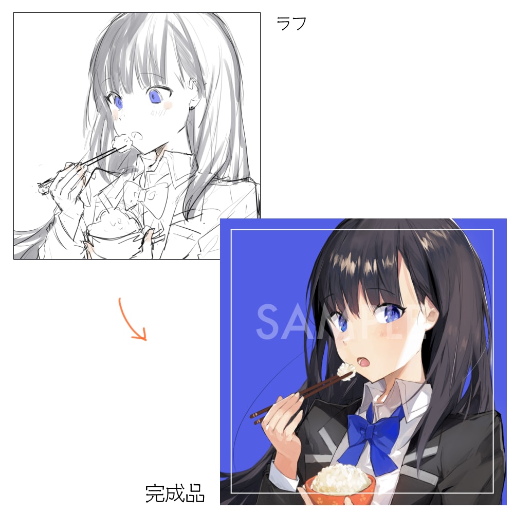 即日〜翌日納品歓迎！アイコンイラスト描きます 今すぐ自分だけのアイコンが欲しい方に！ イメージ4