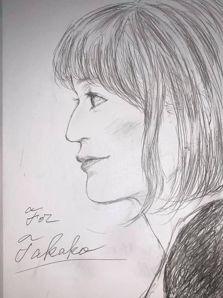 一味違う魅力的な似顔絵を線画で描きます その人の美しさが表れた、生き生きした表情の似顔絵。 イメージ5