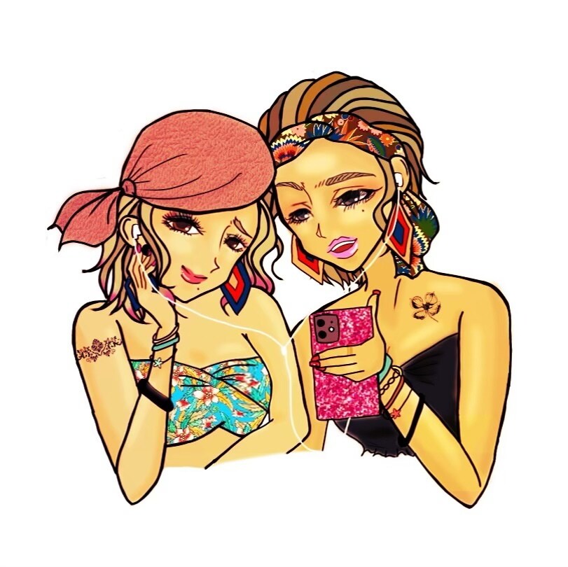 オシャレで雰囲気のある絵を描きます お気軽にイメージをご相談ください♪ イメージ1