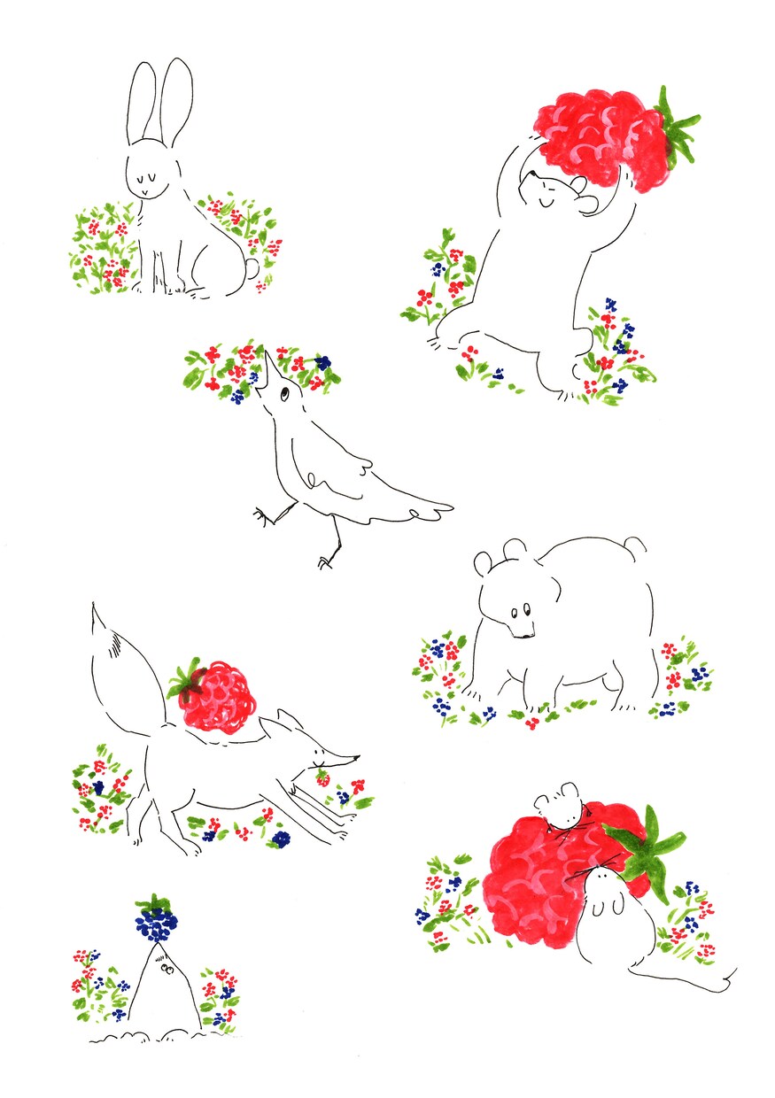 かわいい雑貨デザイン、挿絵や表紙、店の壁画をします かわいい物がすきな方々へのデザインを提供します イメージ5
