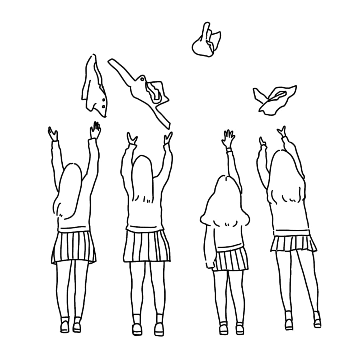 思い出の写真シンプルな線画イラストに仕上げます お客様の写真をもとにした線画イラストを制作いたします！ イメージ4