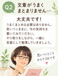 3日間メッセージで心のお悩みをお聴きしますます 1日2回程度の返信で気持ちと思考を整理します イメージ3