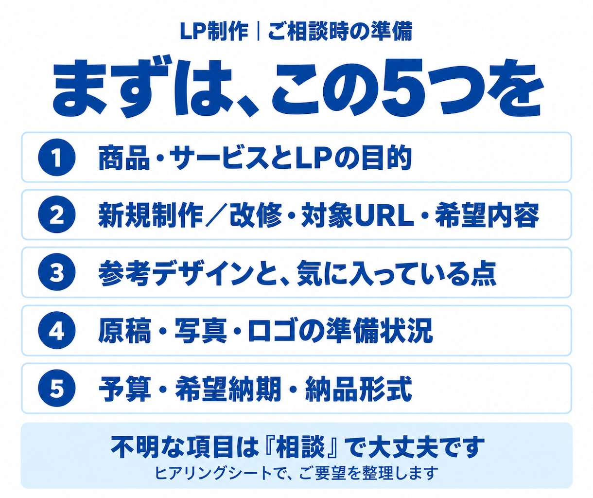 LP制作を原稿相談・デザインから承ります スマホ対応・公開まで｜WordPress・LP改修も相談可 イメージ3