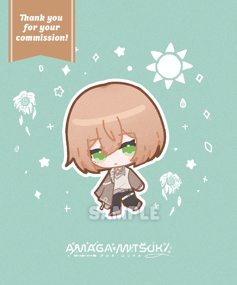 ミニぬい風デフォルメイラスト描きます 手書き風でほんわか可愛い！アイコンやグッズなどにぴったり♪ イメージ8