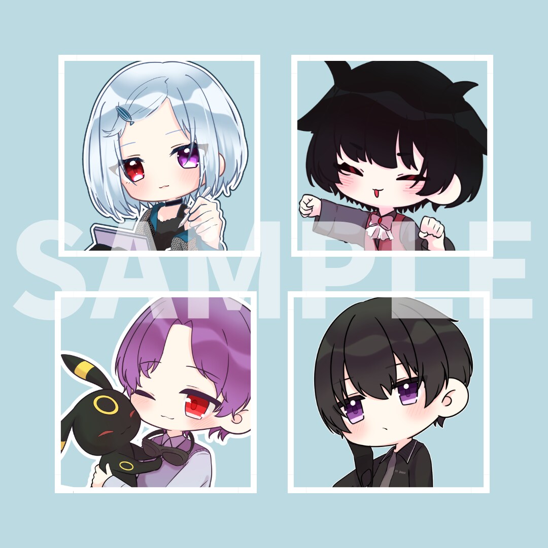 かわいいSD・ミニキャライラスト制作します 切り抜き、配信、アイコンにもお使いいただけます！ イメージ2