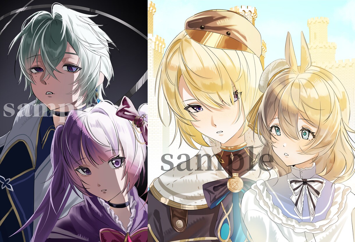夢絵描きます 夢絵、カップルイラストお描きします イメージ1