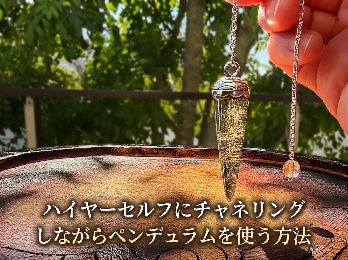 現役の占い講師が「基本のダウジング」を教えます ハイヤーセルフにチャネリングしながらペンデュラムを使う方法 イメージ4