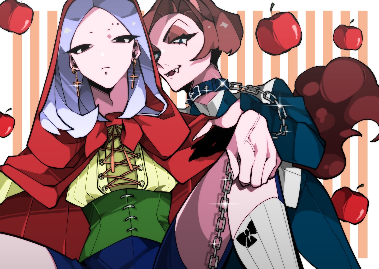 イラスト制作します アニメ風のイラスト制作をします イメージ1