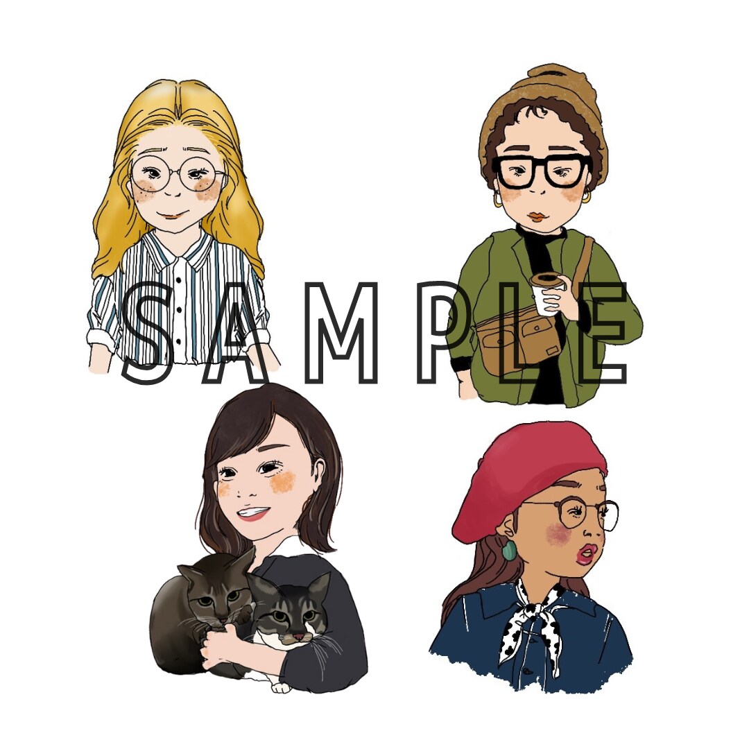 一目で目を引く個性的なアイコン描きます あしらい無料◎SNSや商用にも◎ イメージ5