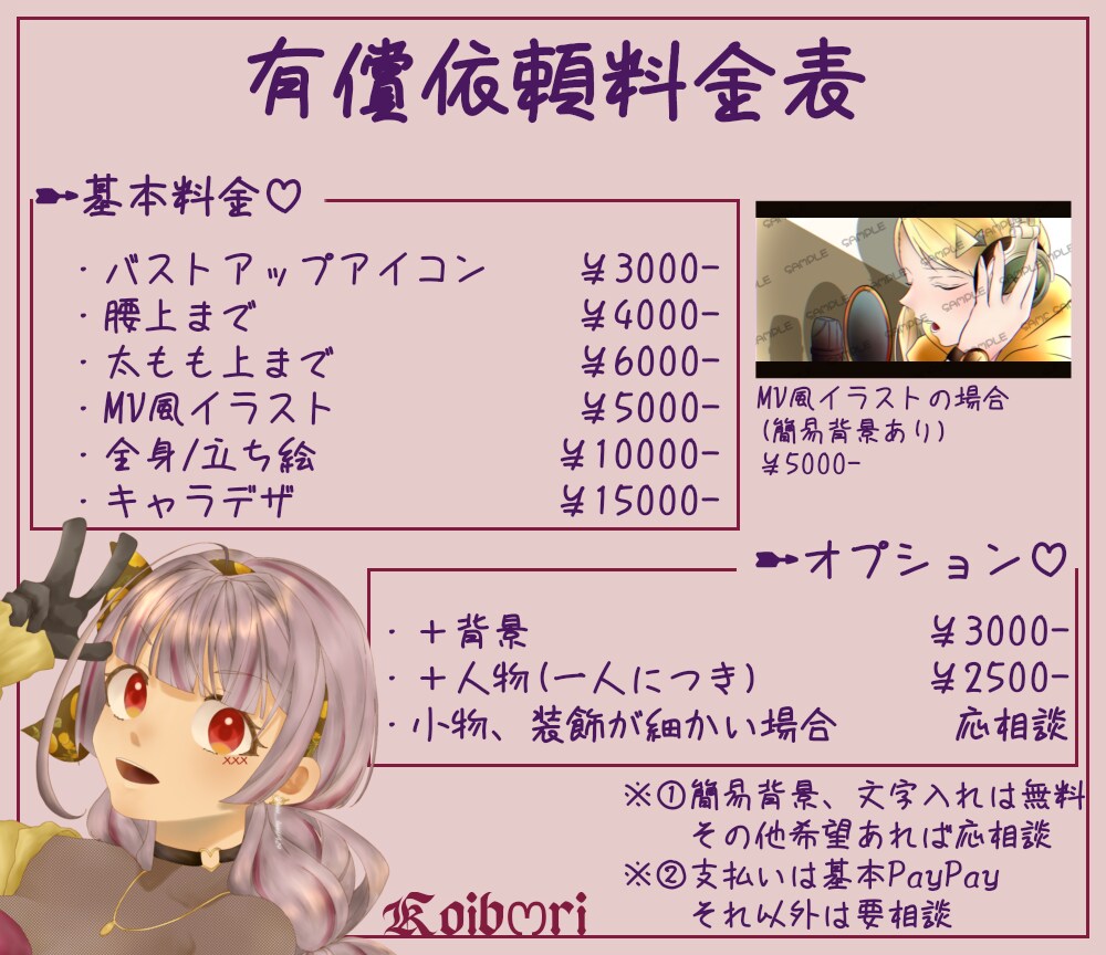 各種キャラクターイラスト制作致します VTuberに必要なイラストが揃います！ イメージ2