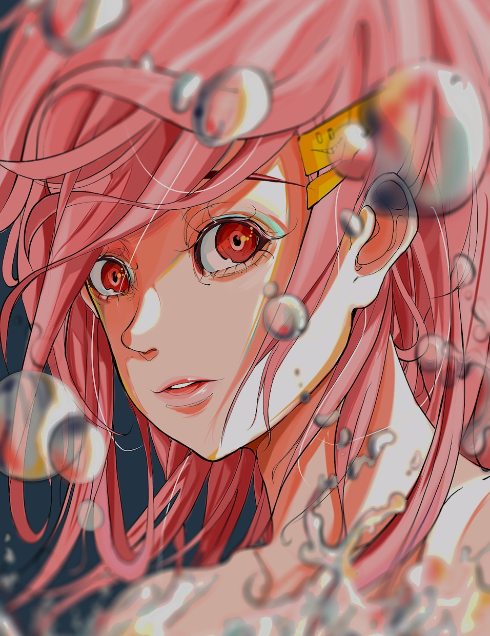 顔アップのイラストを制作します 様々な用途で使用できる鮮やかな色合いのイラスト イメージ1