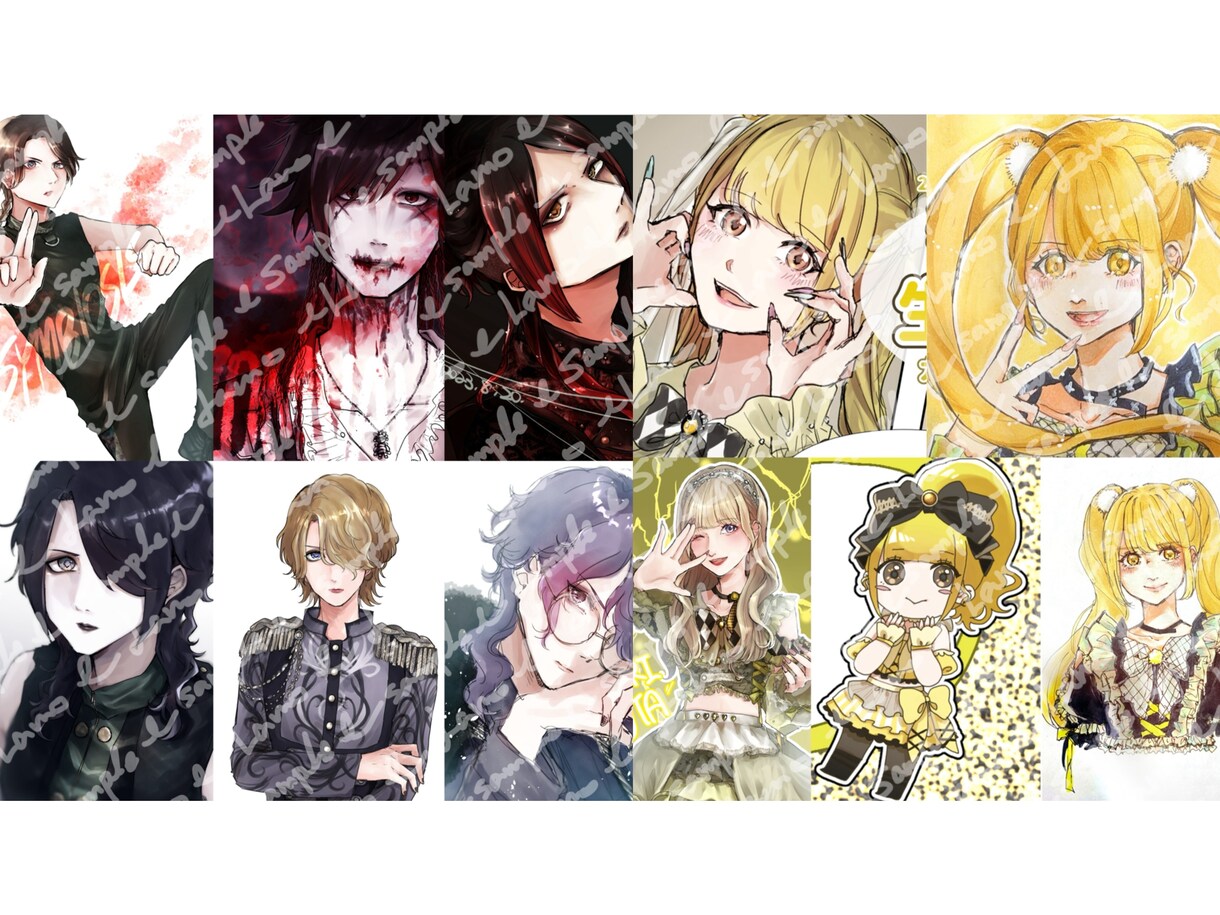 商用利用可能のイラスト描きます 主に個人の歌い手さん、活動者さんなどへ。その他の方もOK！ イメージ2