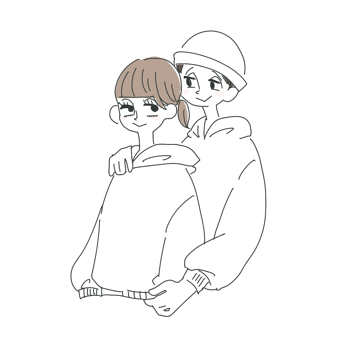 最短即日でゆるいタッチのイラスト描きます snsアイコンや記念日のプレゼントなど、お急ぎでも対応 イメージ1