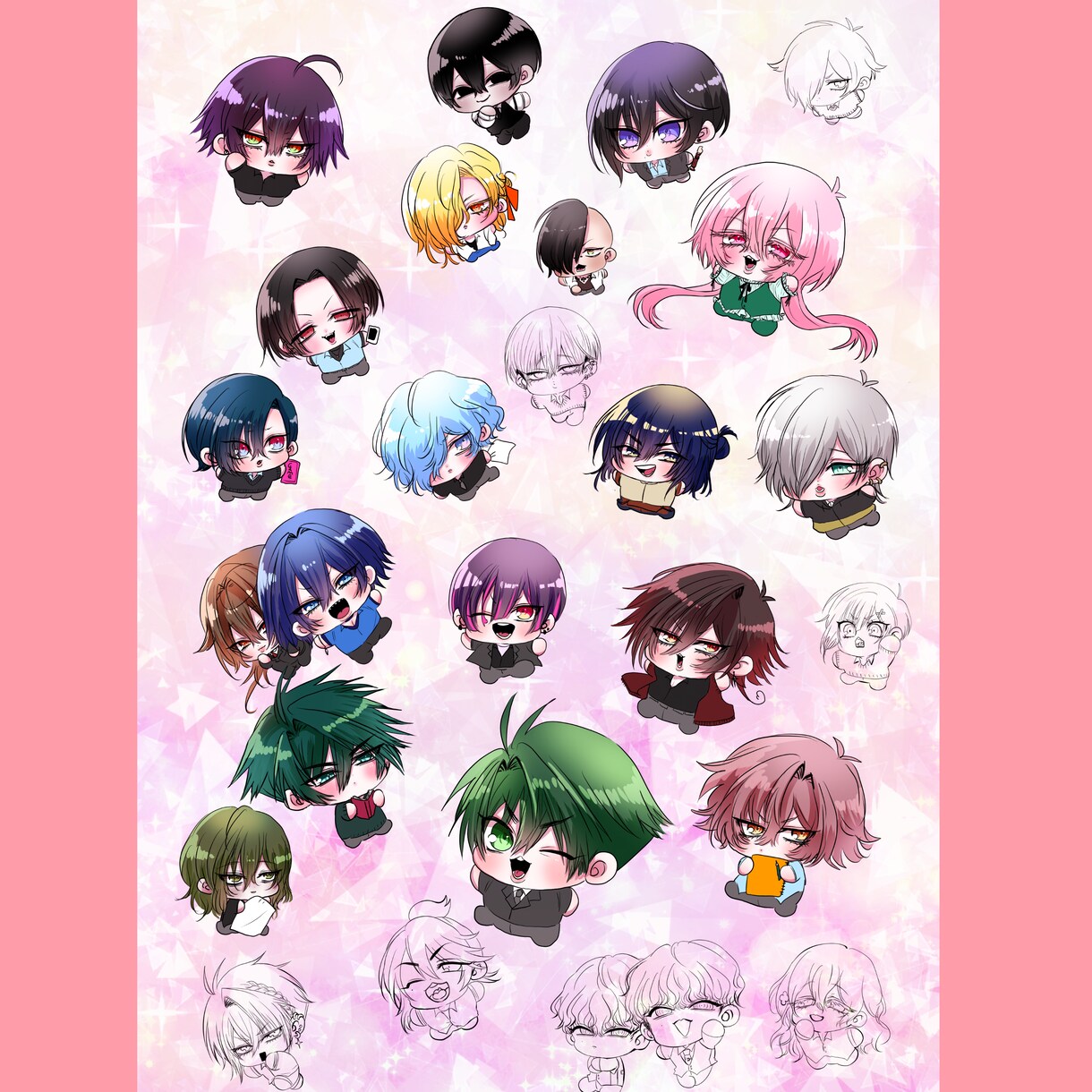 もちもちデフォルメ描きます もちもちデフォルメキャラクターをかきます イメージ1
