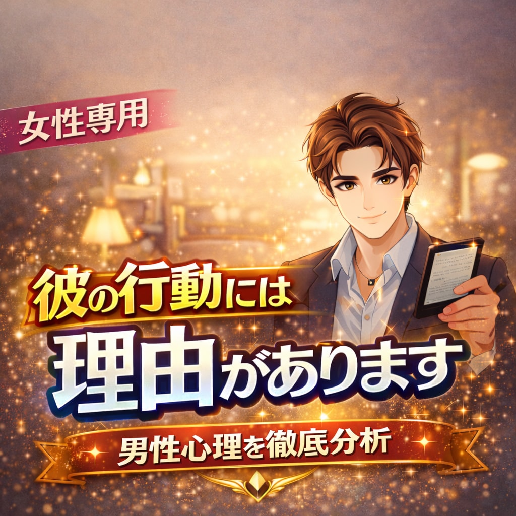 女性専用★男性心理を本音で解明します 彼の本音と行動の意味を分析します イメージ1