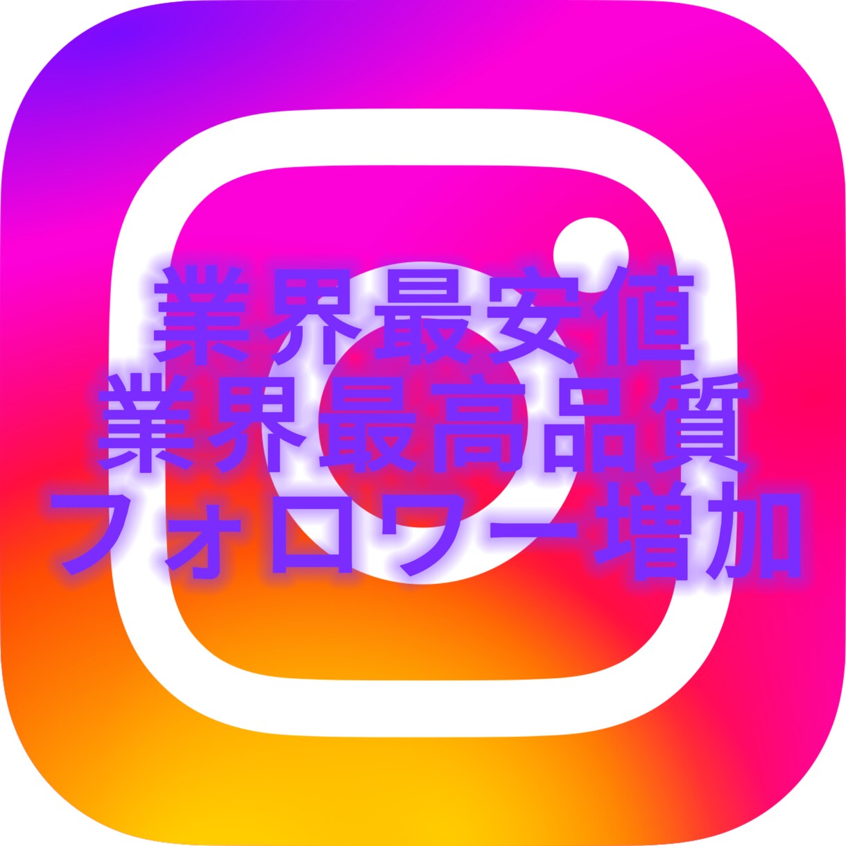 Instagramのフォロワーを増加させます インスタグラムのフォロワーを1000人増加 イメージ1