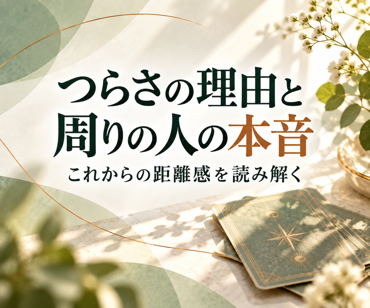 仕事の人間関係｜職場の人間関係の悩みを占います 四柱推命×タロットで、しんどさの理由と関わり方を読み解きます イメージ8