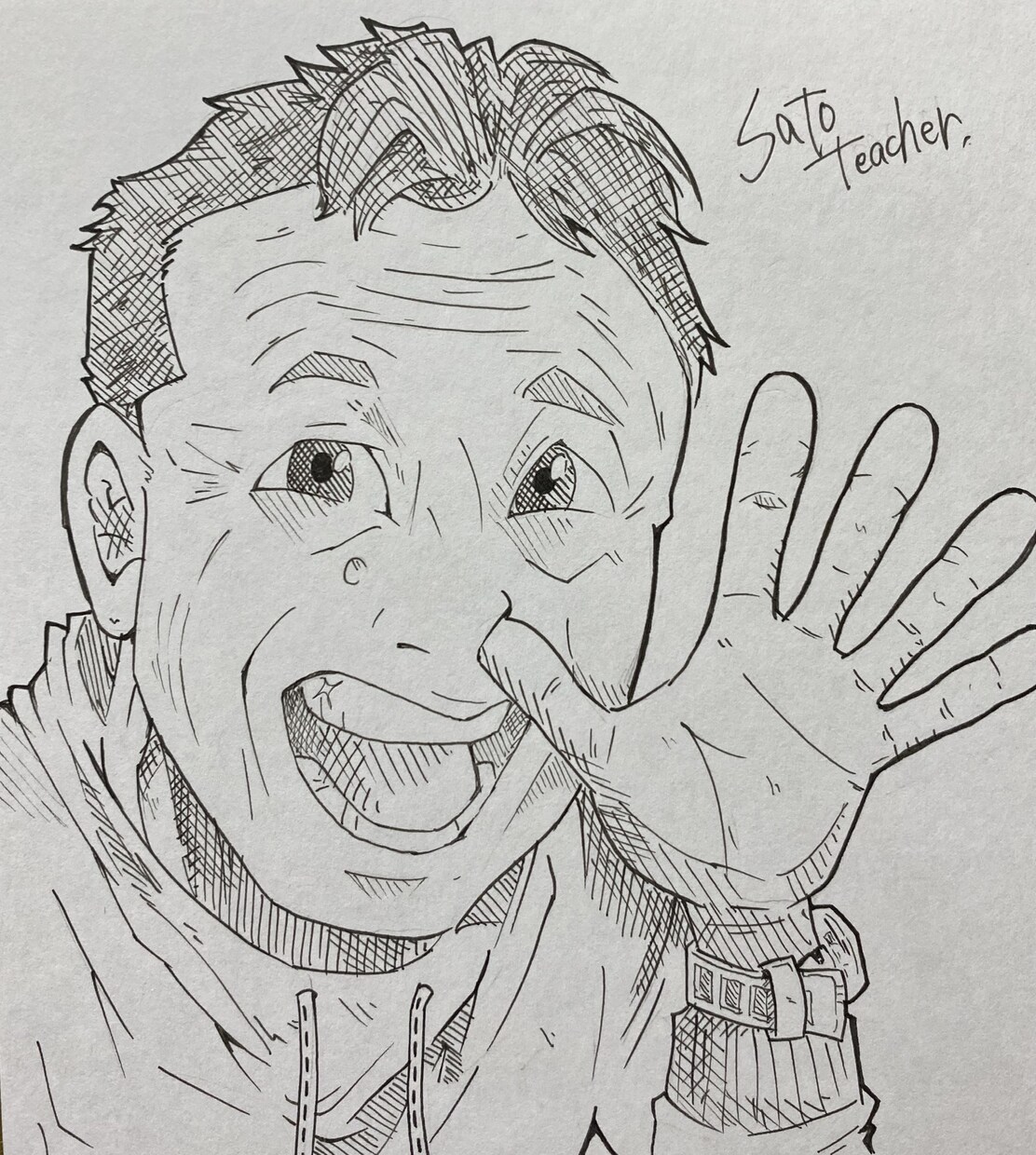 デジタルでツーショット似顔絵イラストを描きます 安く手軽に似顔絵を！いかがですか？ イメージ6