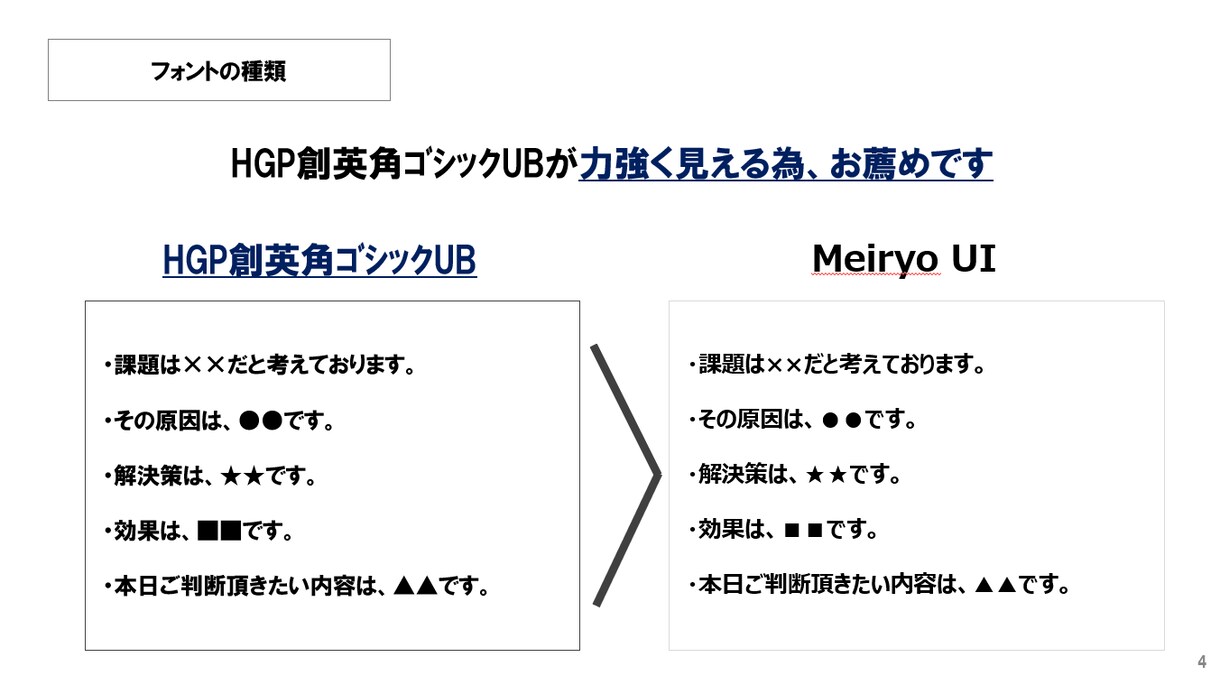新入社員でも承認を得やすいプレゼン資料を作成します ～聞き手の右脳と左脳を刺激しアクションに繋げる～ イメージ4