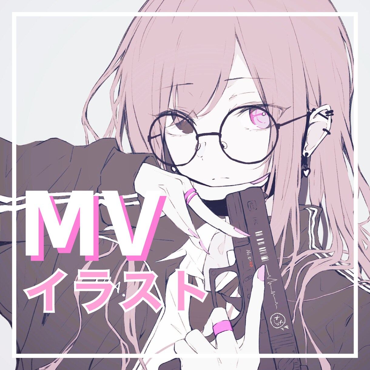 歌ってみた・オリジナル楽曲のMVイラスト描きます 繊細でインパクトのあるアニメ塗り イメージ1