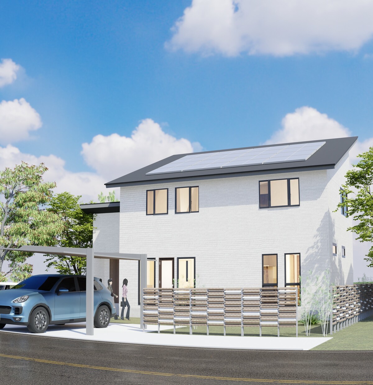 企業並みの建築パースを制作致します 貴方だけのハイクオリティパースをお作り致します！ イメージ4