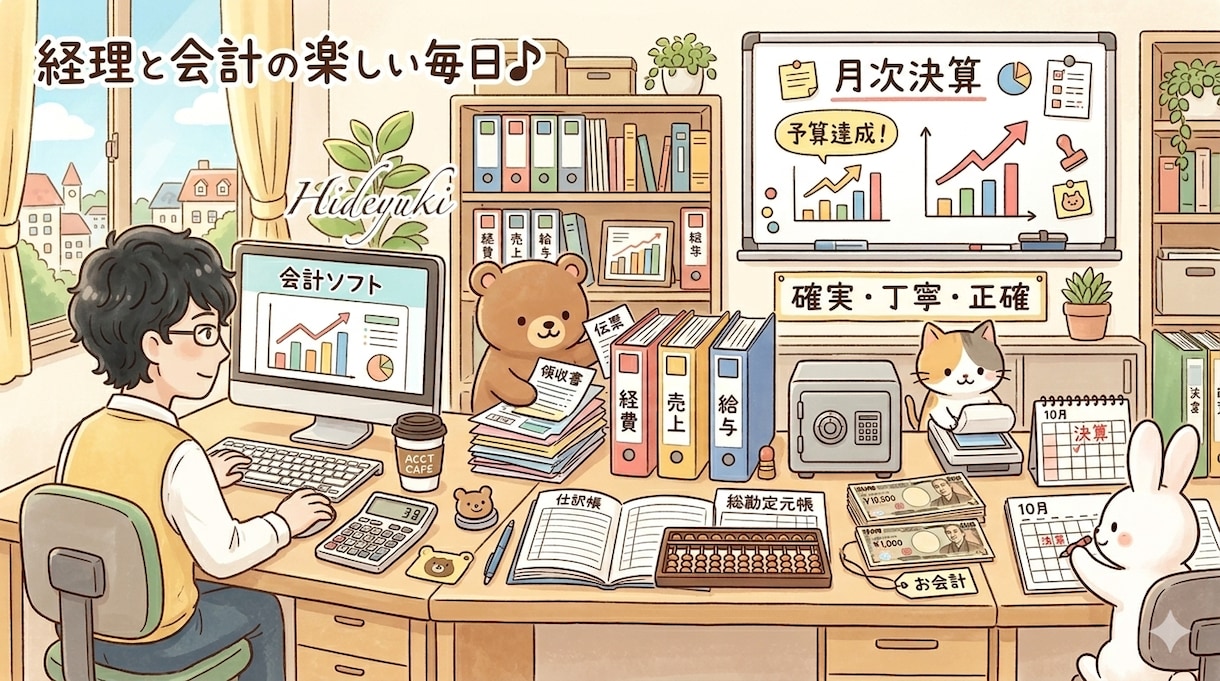 会計／経理の記帳代行入力いたします 会計ソフトへの入力／EXCEL納品どちらでも対応可能です イメージ1