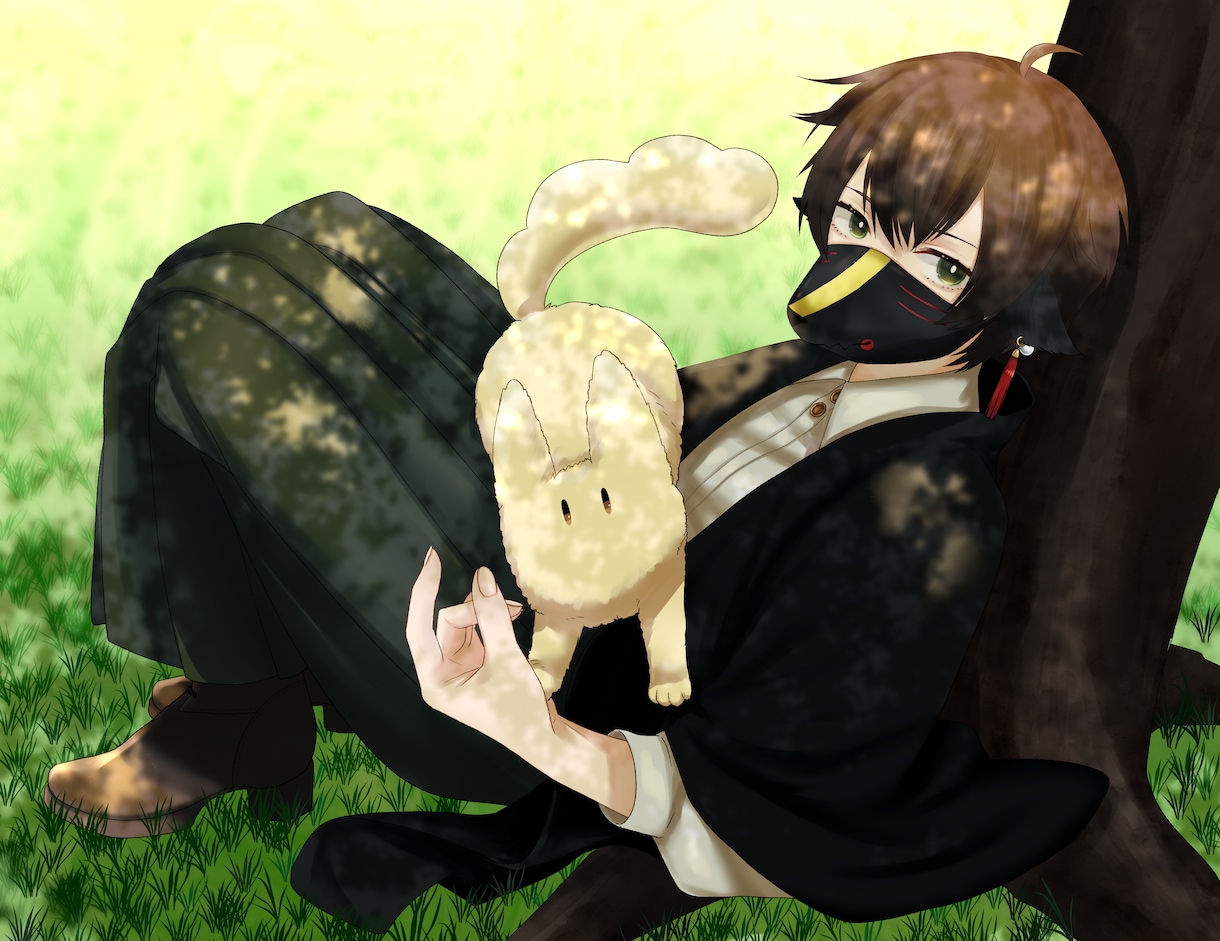 上半身のカッコ可愛いイラスト描きます ぱっと目を引くようなアイコンやサムネイルにしませんか？ イメージ1