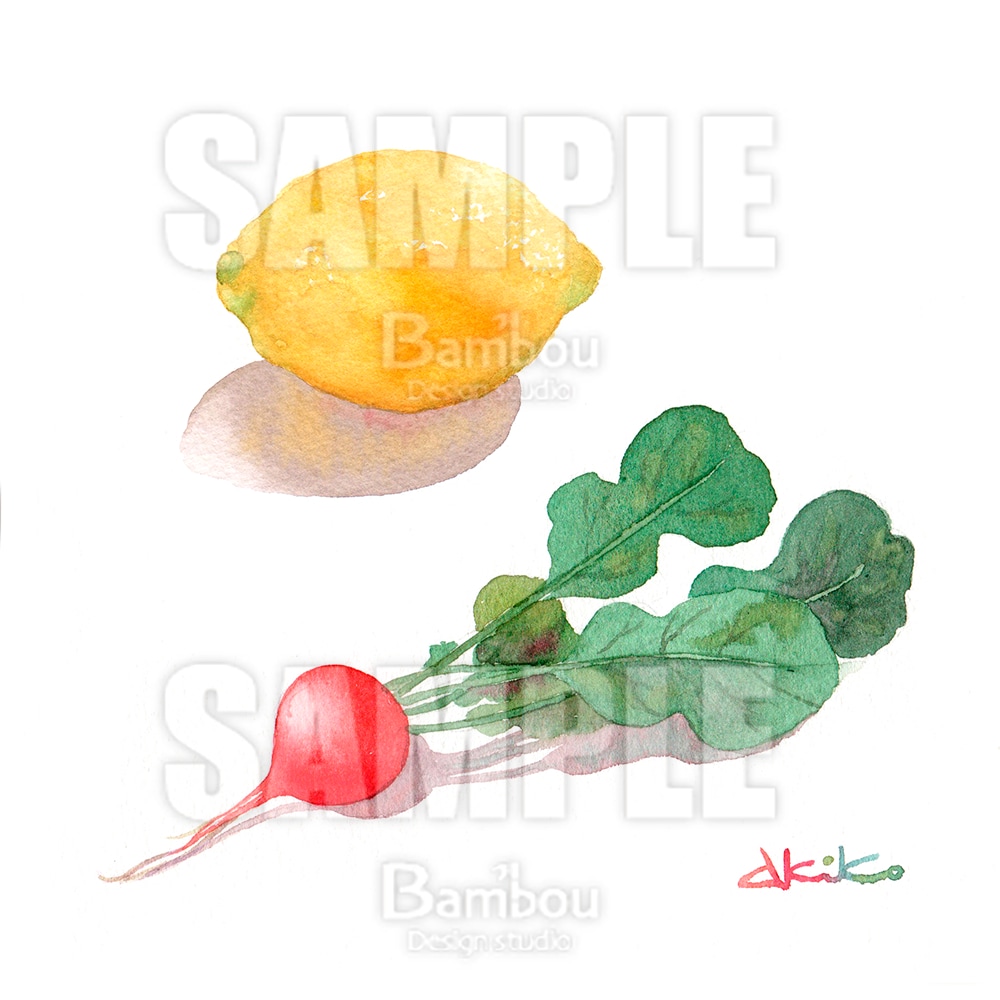 商用利用OK! 水彩【野菜・果物】イラスト描きます 挿絵に最適!季節の野菜や果物などを温かみのある水彩で描きます イメージ5