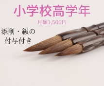小学校高学年向け習字教室・段、級取得できます 文字を通じて、笑顔と成長をサポートする習字教室 イメージ1