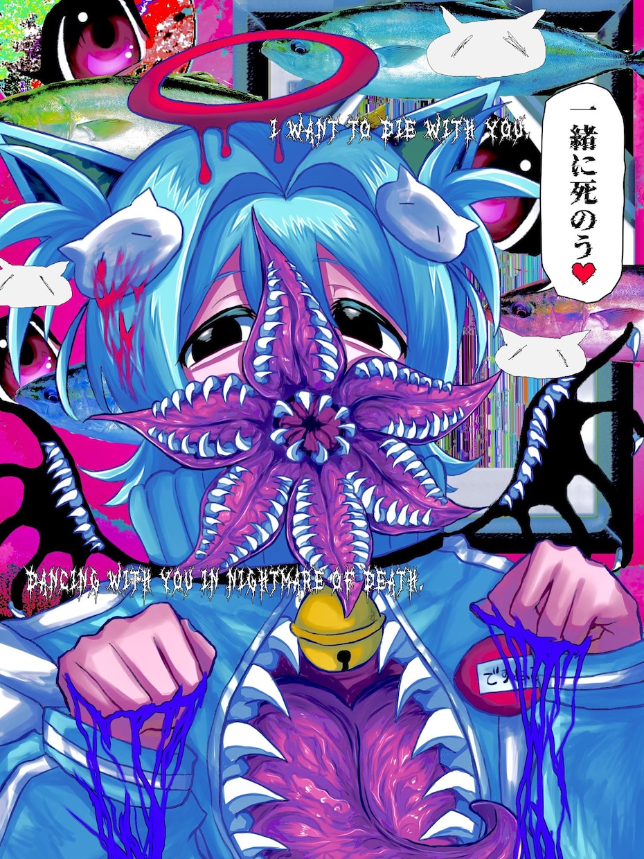 個性的で目を引くイラスト描きます アイコン/MV/歌ってみた/立ち絵/ジャケット など！ イメージ3
