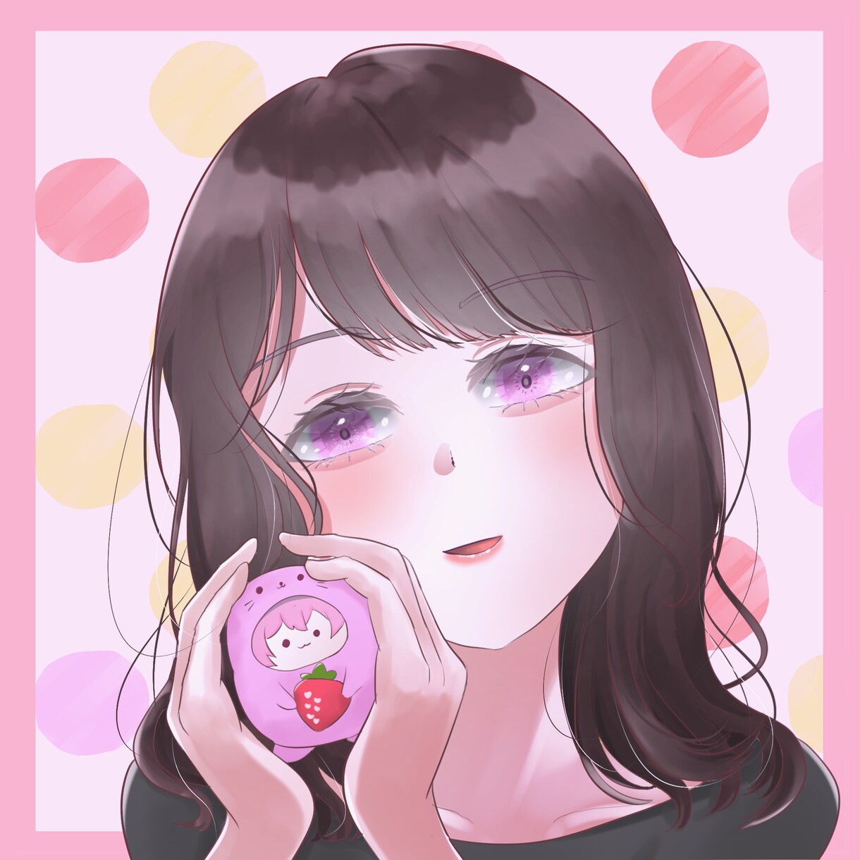 SNS等のアイコン、ヘッダー制作します 可愛くて透明感のあるイラストを描きます。 イメージ6