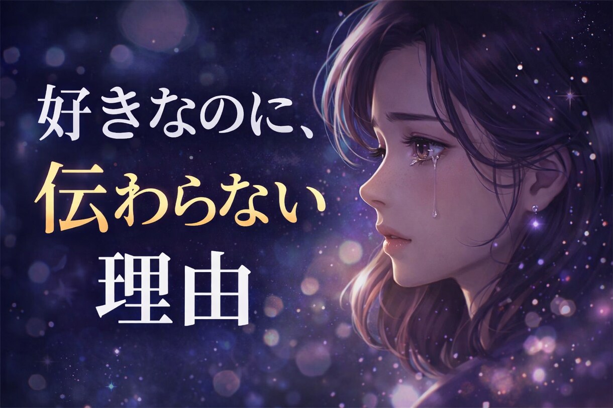 好きなのに、伝わらない理由を視ます 本音と伝わらない原因を霊視タロットで本格鑑定します。 イメージ1
