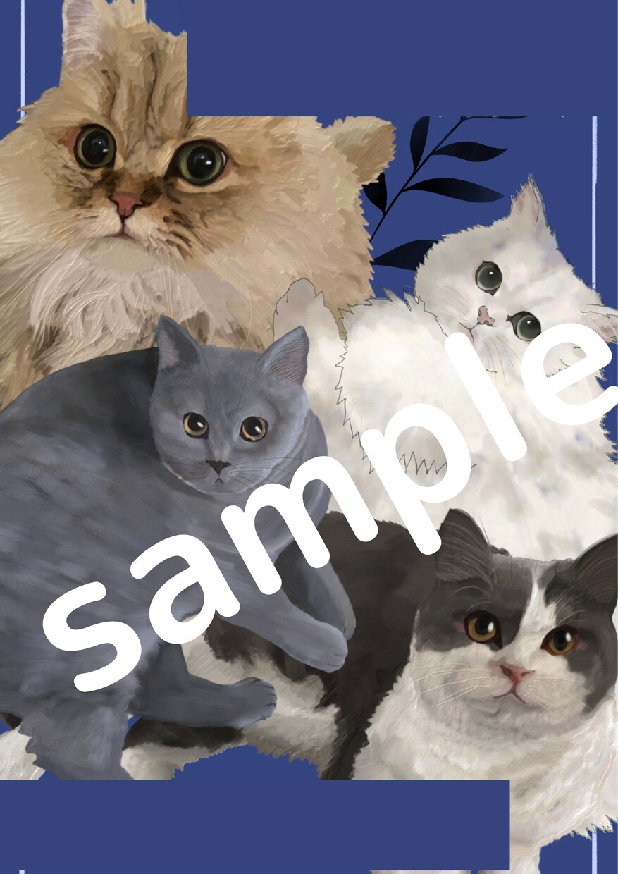 ペットの写真からデジタルアートの似顔絵描きます 貴方のペットイラストを待受にしませんか？ イメージ7
