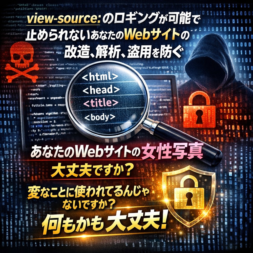 特許出願中 あらゆるWeb不正コピーから守ります あなたのWeb、丸見えじゃもう古い。改造も防げる！ イメージ3