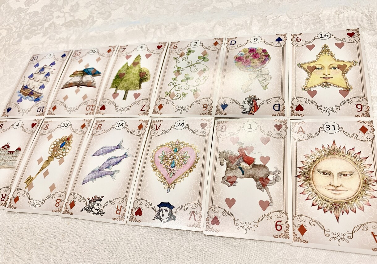 女性限定！イヤーリーディングいたします ルノルマンカードを使ったカードリーディングです！ イメージ1