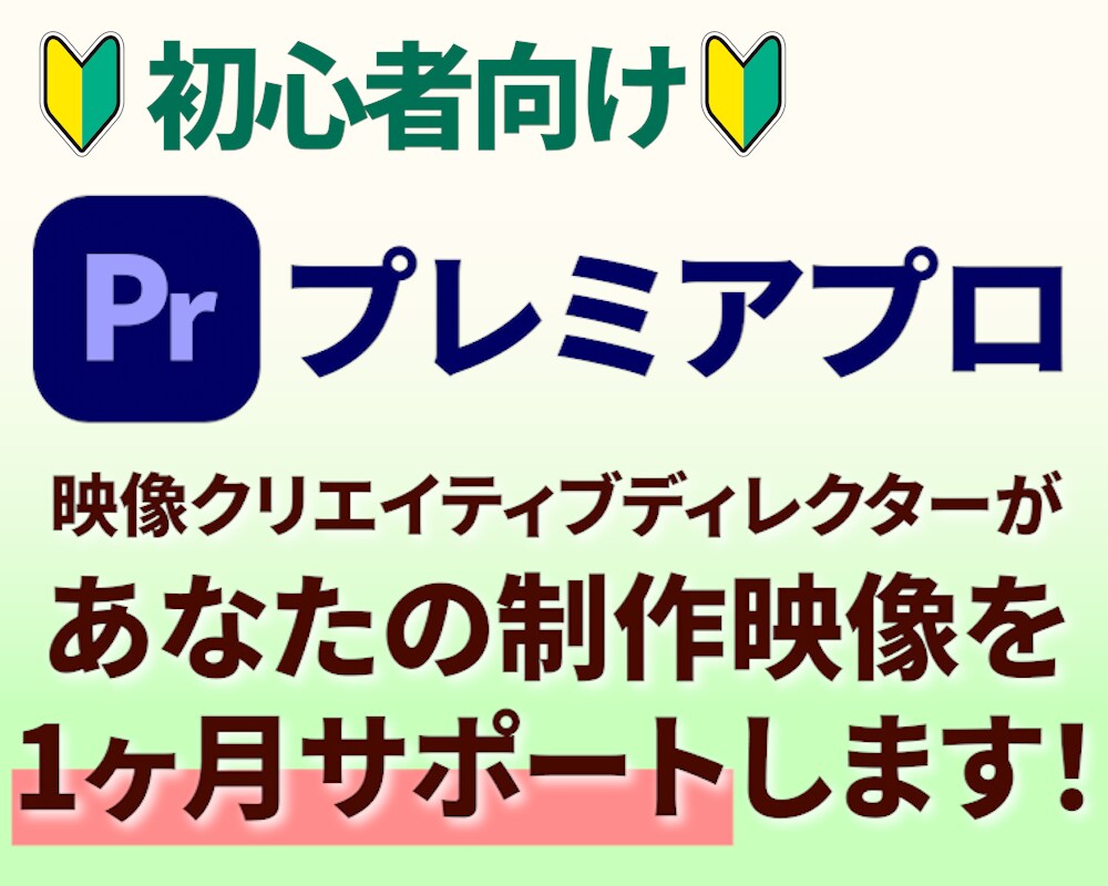 あなたの映像制作をプロが1ヶ月サポートします あなたの目標を達成できるようにメッセージで1ヶ月サポート! イメージ1