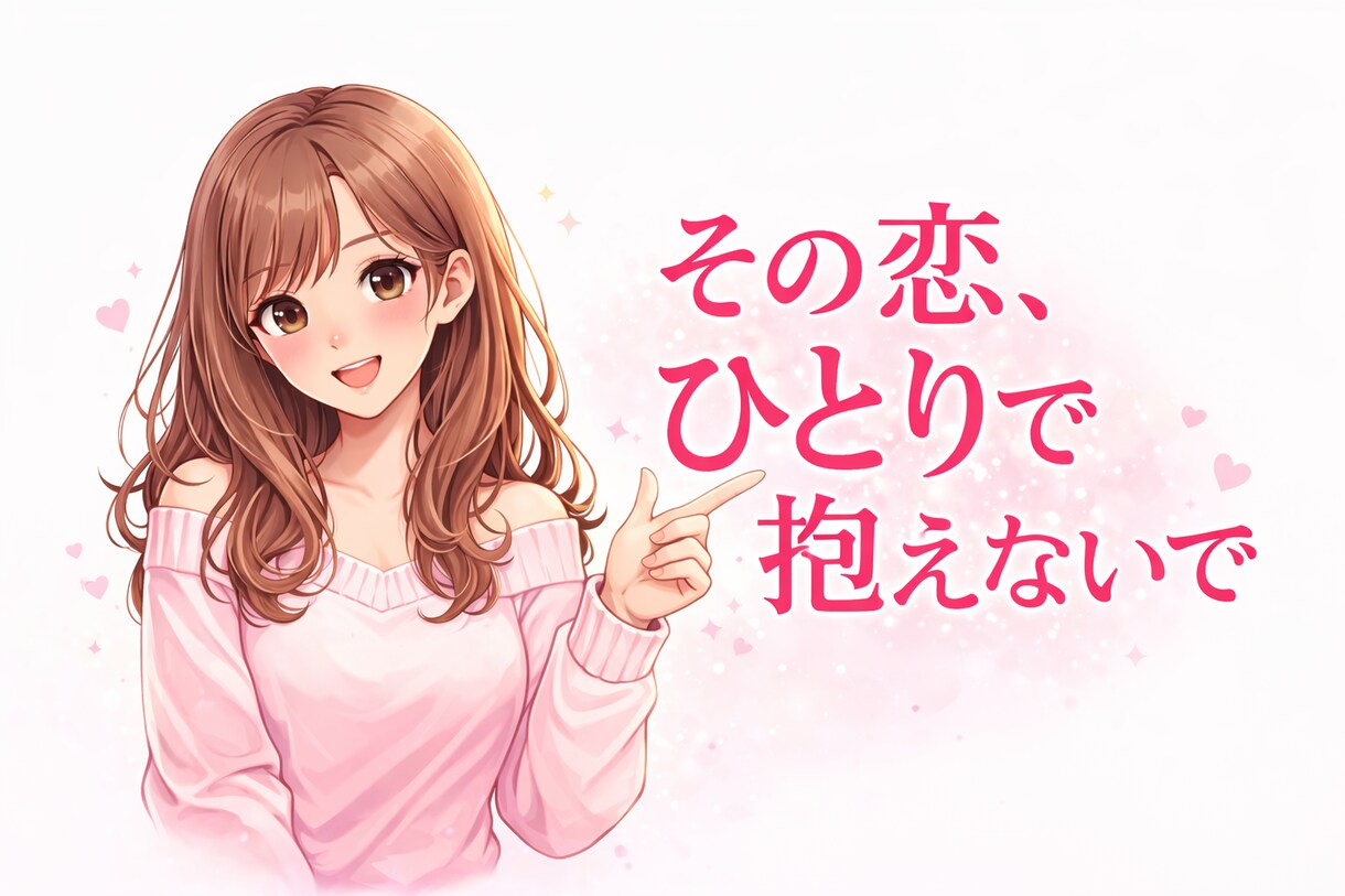 否定せずに、1時間あなたの恋の悩みをお聞きします 否定しません。正解を押しつけません。あなたの味方になります イメージ1