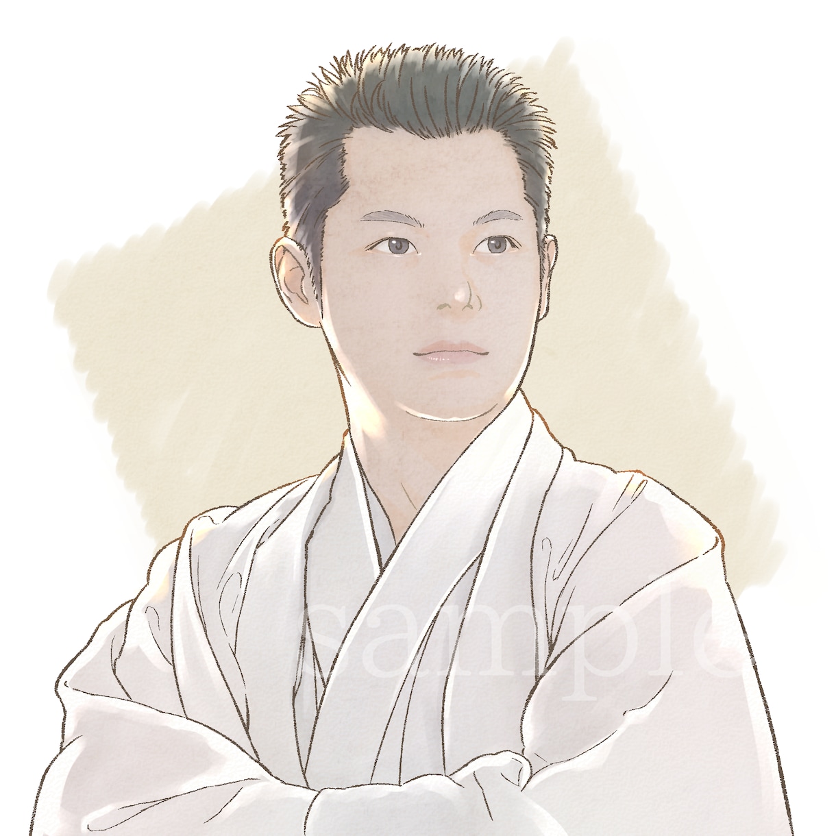 写真を元におしゃれな似顔絵お描きします ビジネス・副業用名刺、SNSアイコンに◎プレゼントにも イメージ4