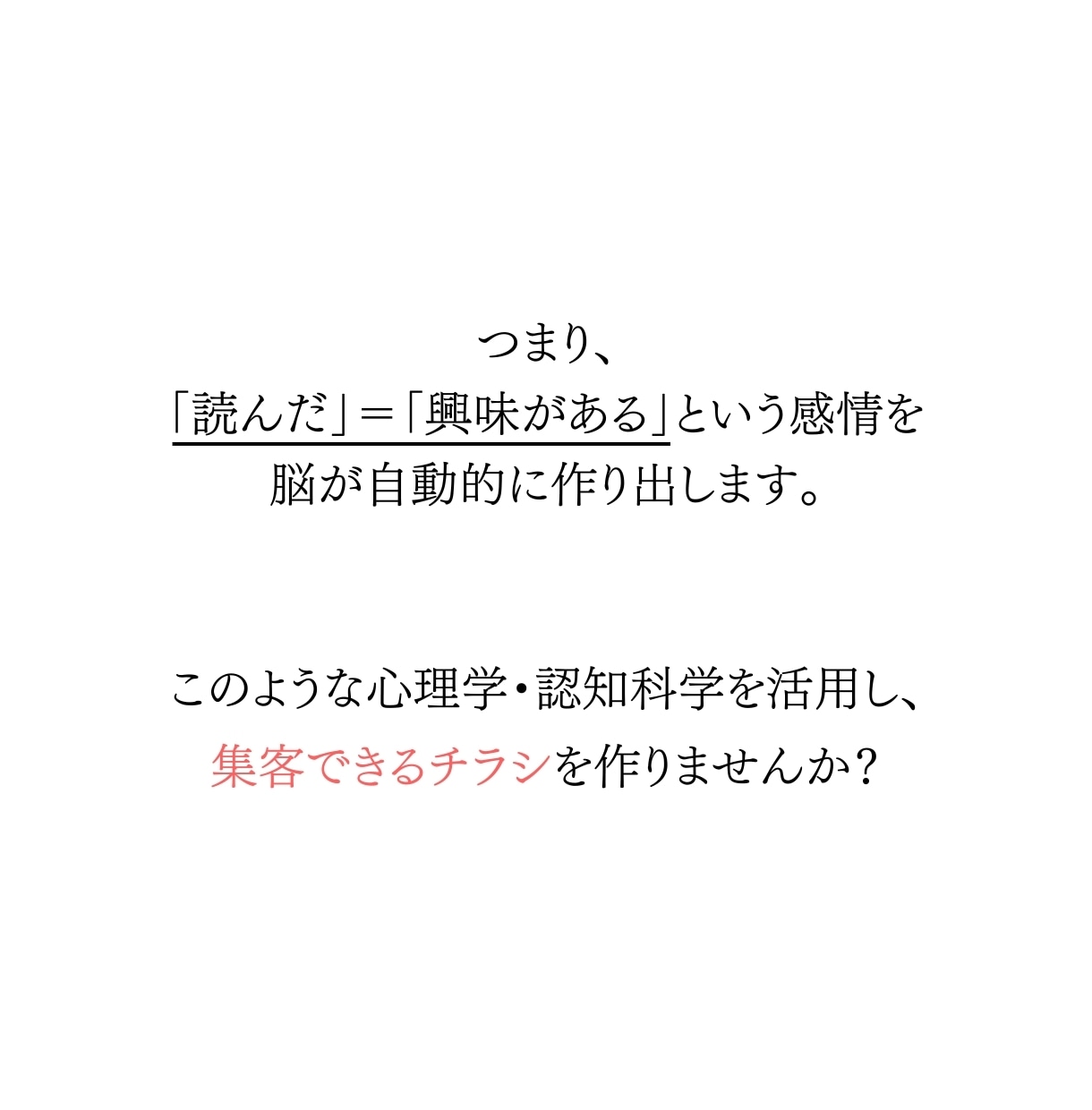 ついつい"取っておきたくなる"チラシを作ります 「さよなら、捨てられるチラシ。興味を誘う、本気チラシ。」 イメージ6