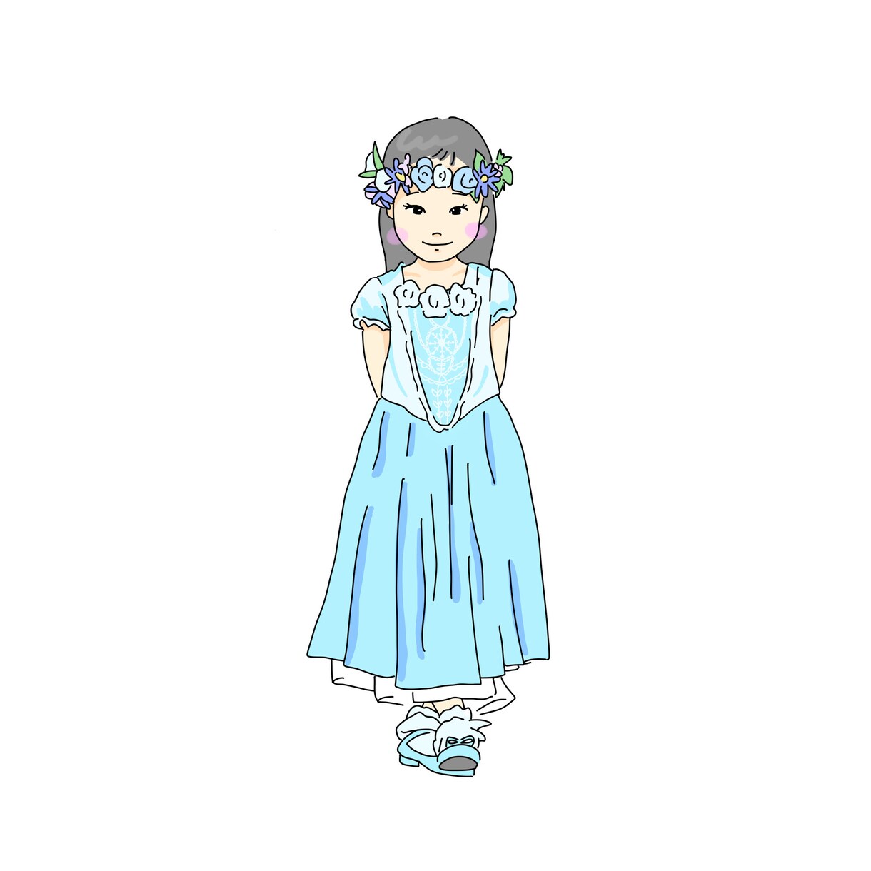 子供や家族の思い出写真を元に線画イラストにします ポーズ、服、表情の修正OK◎子育てママイラストレーター⭐︎ イメージ6