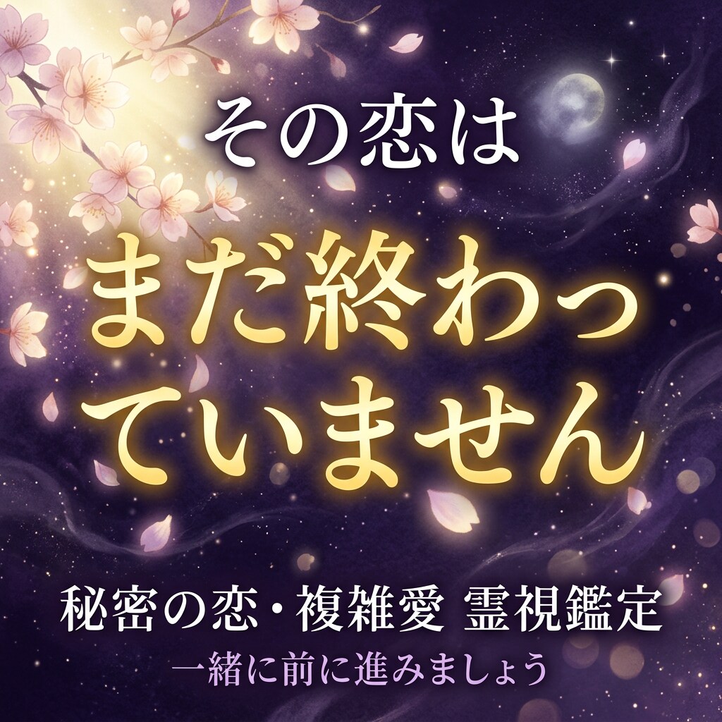 複雑な恋愛｜あの人の気持ちを霊視します 誰にも相談できない恋…相手の本音を霊視します イメージ8
