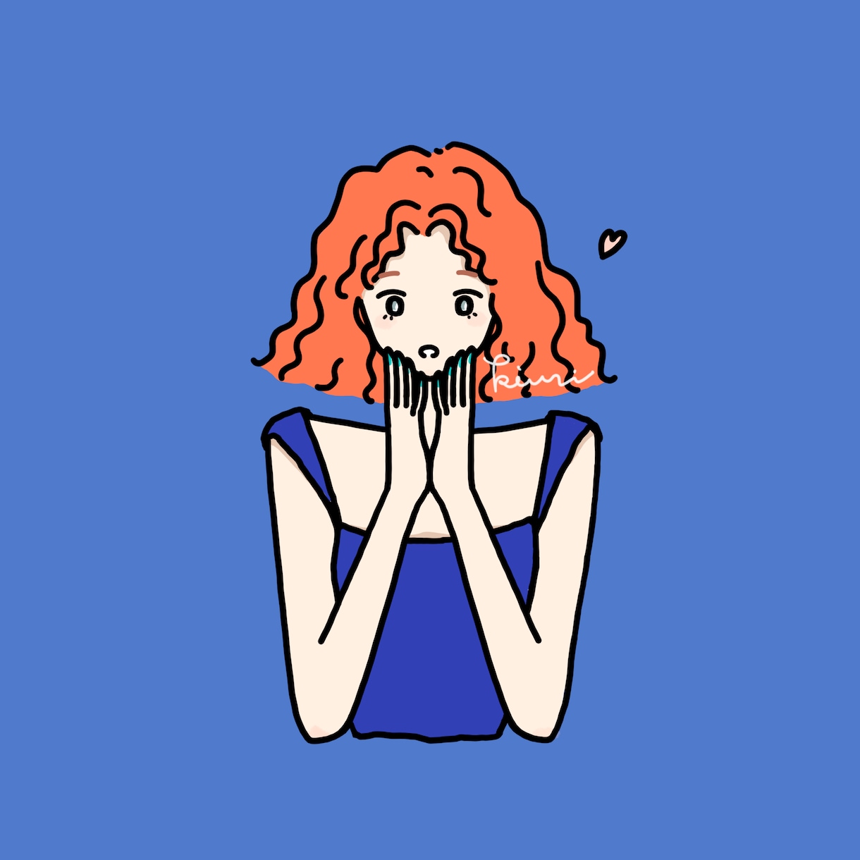 シンプルな人物イラスト制作します ✳︎SNSや名刺のイメージUPに✳︎ イメージ1