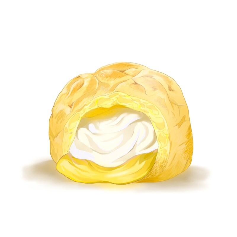 食べ物のイラスト描きます スイーツをはじめご相談ください。手描きの温かさがあります イメージ1