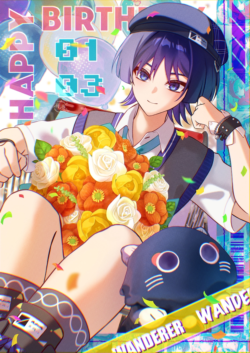 お祝い絵や待機画面などに！動くイラスト制作します Live2dモーションで動く高クオリティなイラストをぜひ！ イメージ2