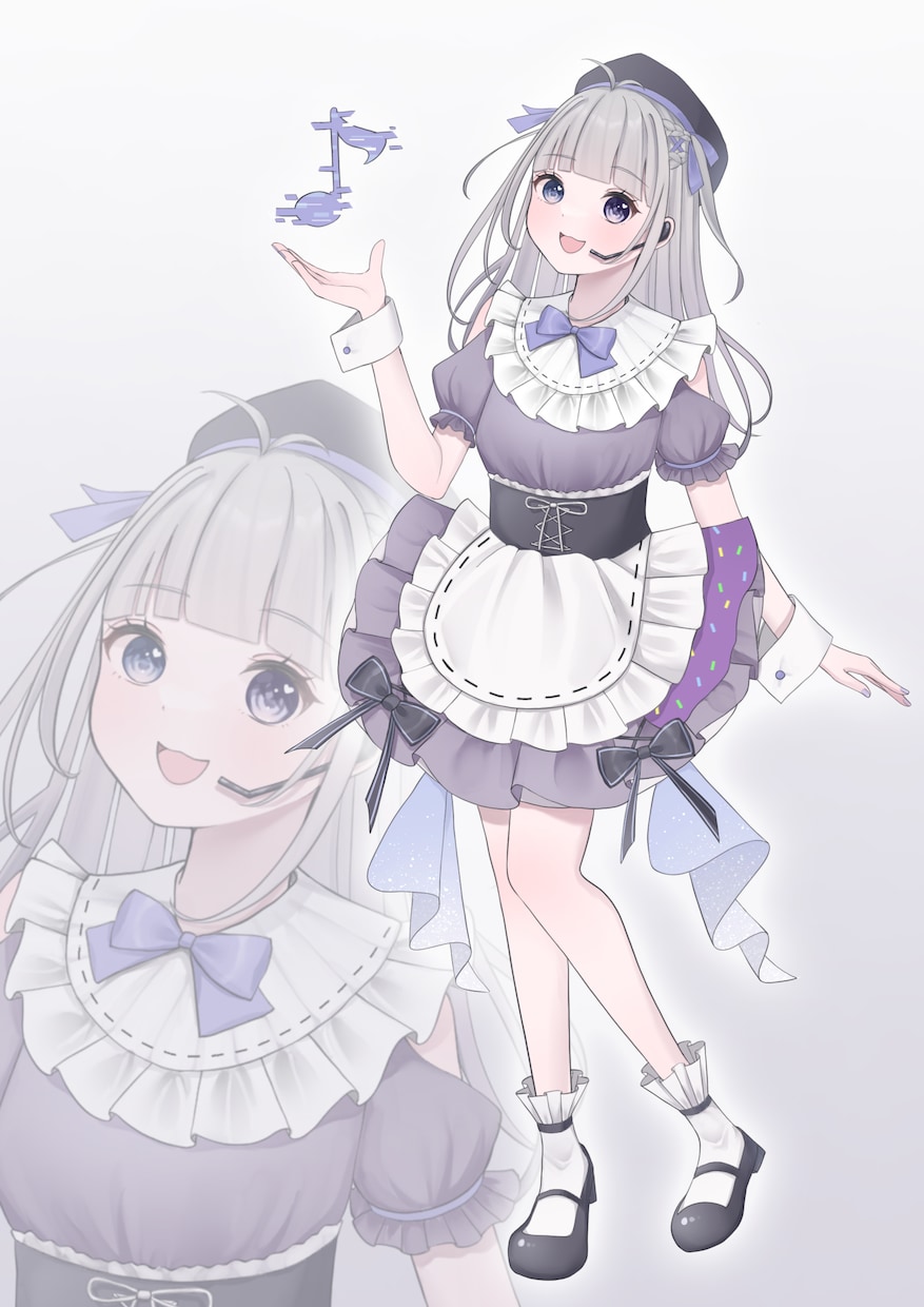 かわいいキャラクターの立ち絵描きます 優しい、キラキラした雰囲気の立ち絵をお求めの方はぜひ！ イメージ7